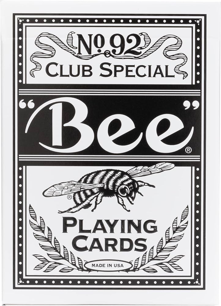Amazon.co.jp: Bee Signature シリーズ トランプデッキ ブラック