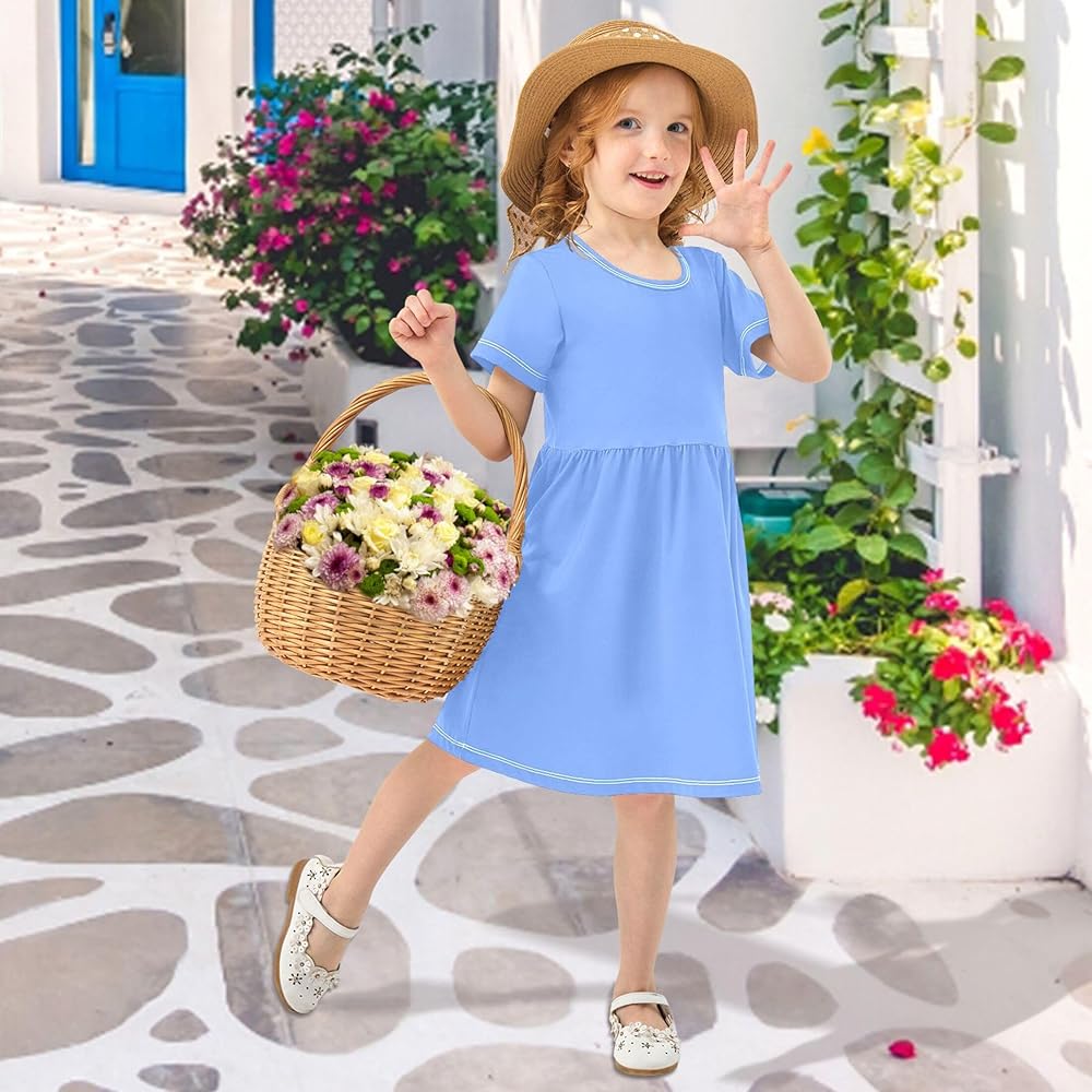 ワンピース Apolina Kids Fay Dress Cornflower 3-5y ワンピース
