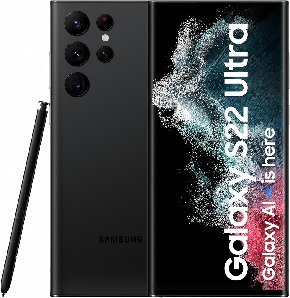 Samsung Galaxy S22 Ultra 5G (Phantom Black, 12GB, 256GB Storage