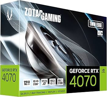 Amazon | Zotac Gaming GeForce RTX 4070 ツインエッジ GDDR6X 12GB