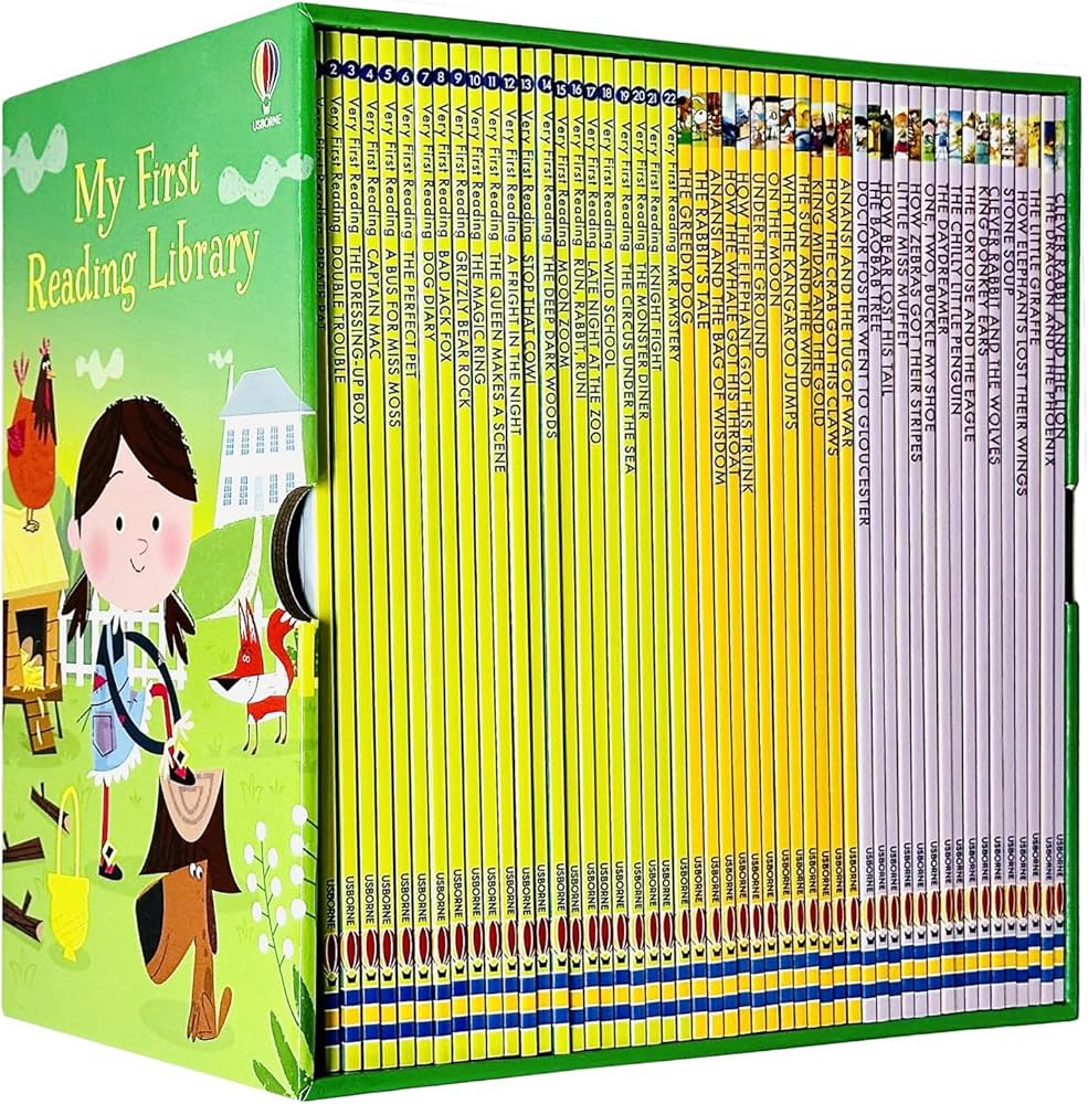 Amazon.co.jp: Usborne My Very First Reading Library 50 Books Set