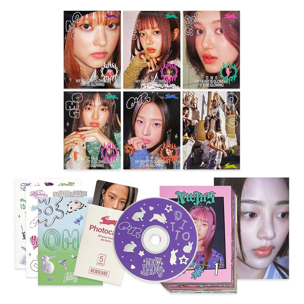 Amazon.co.jp: NewJeans - 1st Single [OMG] (Message Card Ver