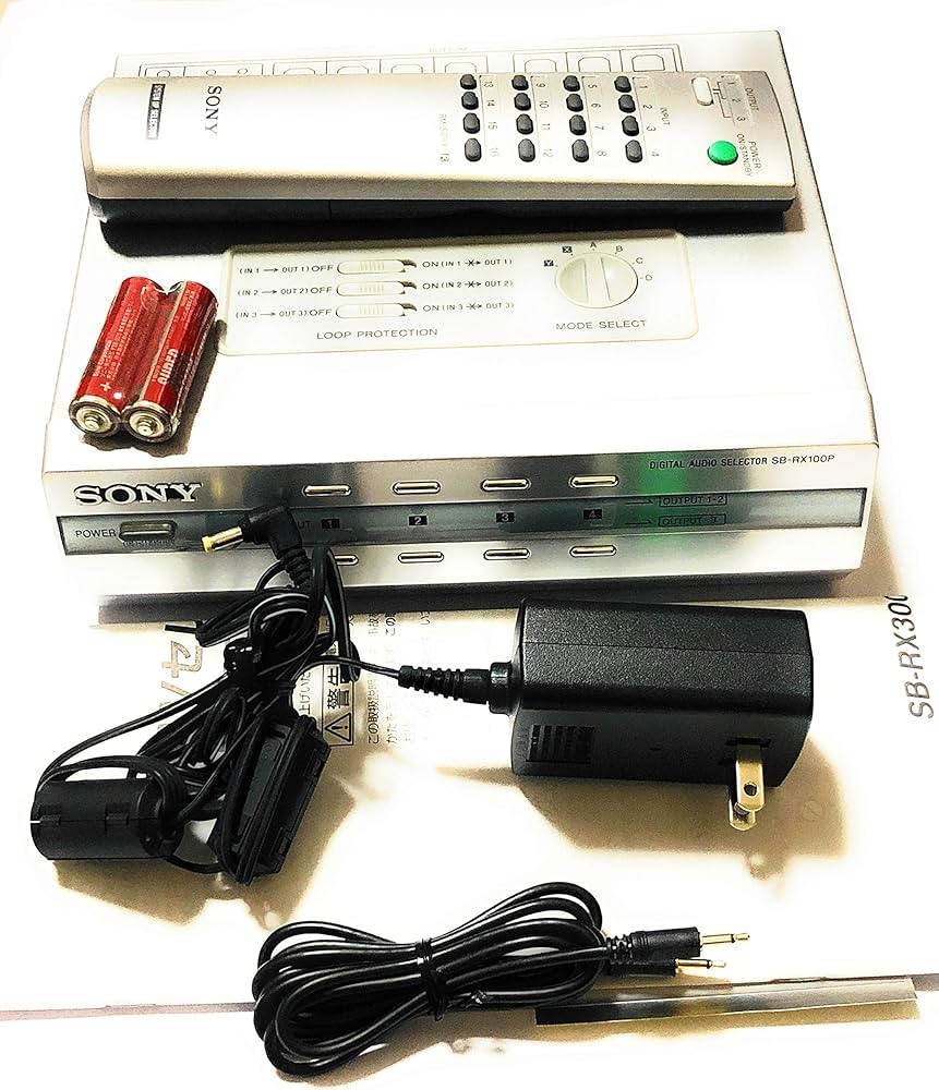 Amazon | SONY SB-RX100P AVセレクター 光デジタル角型対応 | Sony