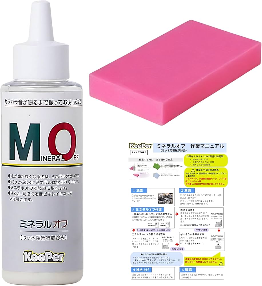 Amazon.co.jp: キーパー ミネラルオフ KeePer 洗車 スポンジ クロス