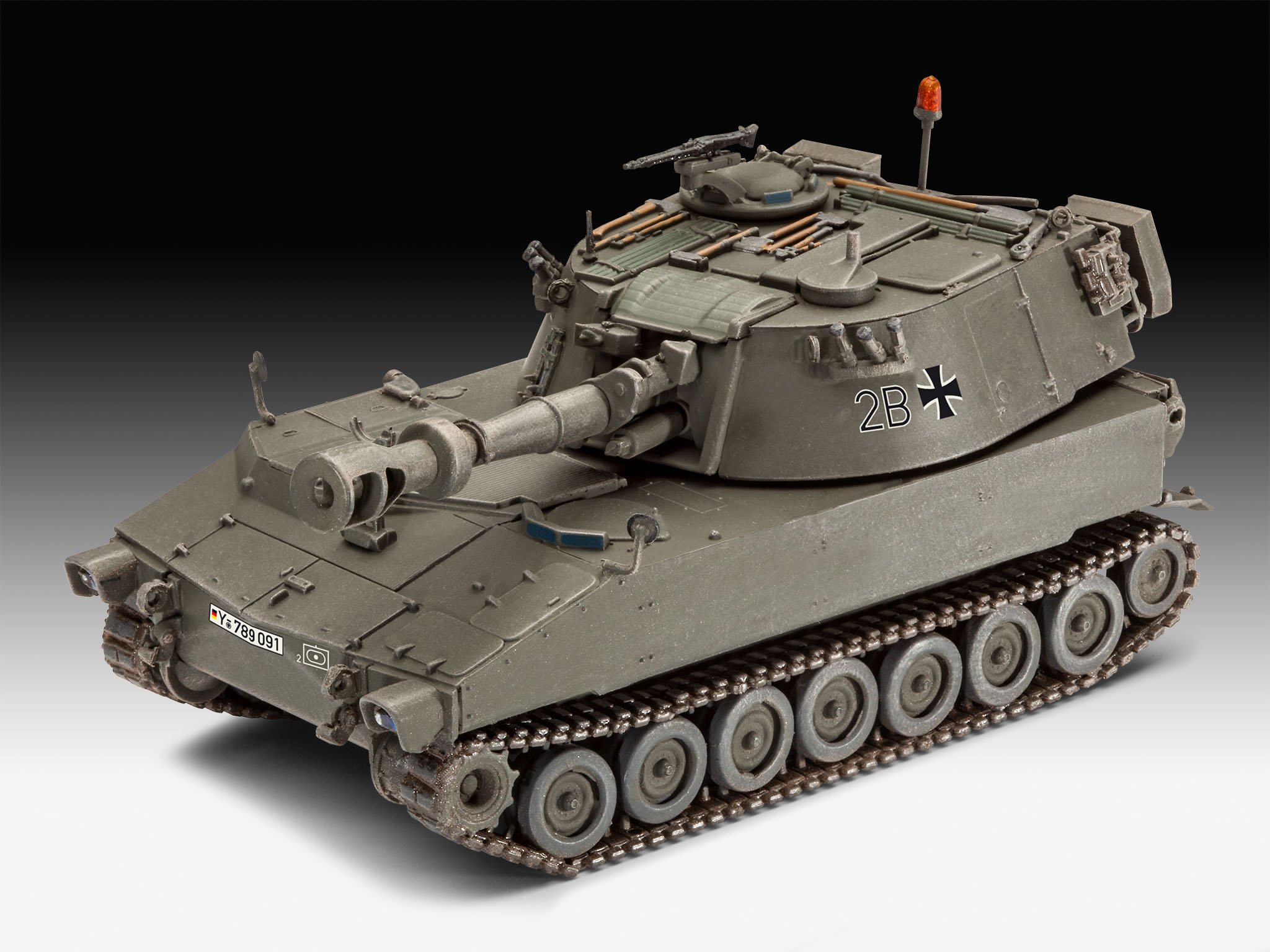 Amazon | ドイツレベル(Revell) 1/72 ドイツ連邦軍 M109G 自走榴弾砲