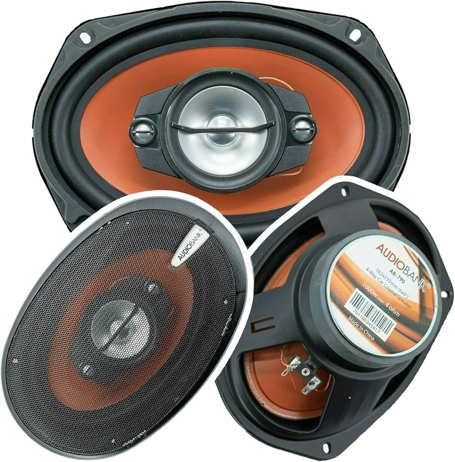Amazon.com: 2X Audiobank AB-790 6x9 -Inches 1000 Watts Peak Power