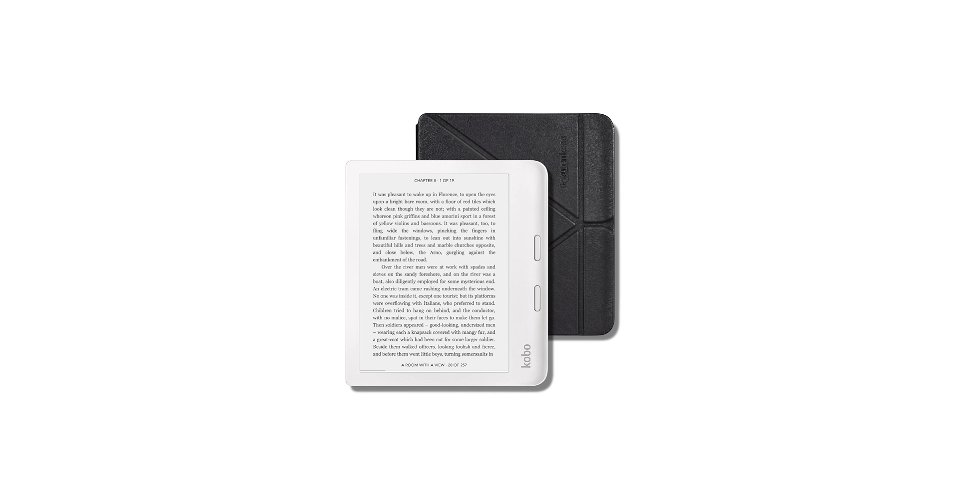 Amazon.com: Kobo Libra 2 White Bundle with Black SleepCover