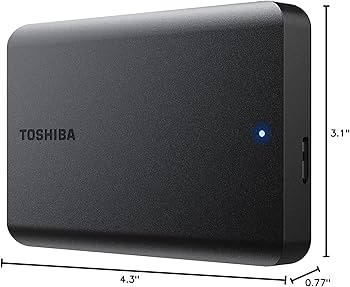 Amazon.com: Toshiba Canvio Basics 4TB Portable External Hard Drive