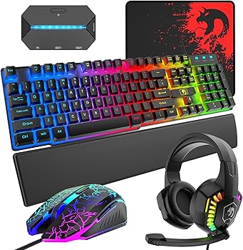 Amazon | Mamba snakeゲーミングキーボードマウスヘッドホン