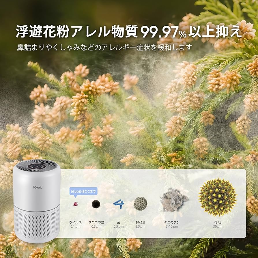 Amazon.co.jp: Levoit (レボイト) 空気清浄機 進級スマートモデル Core