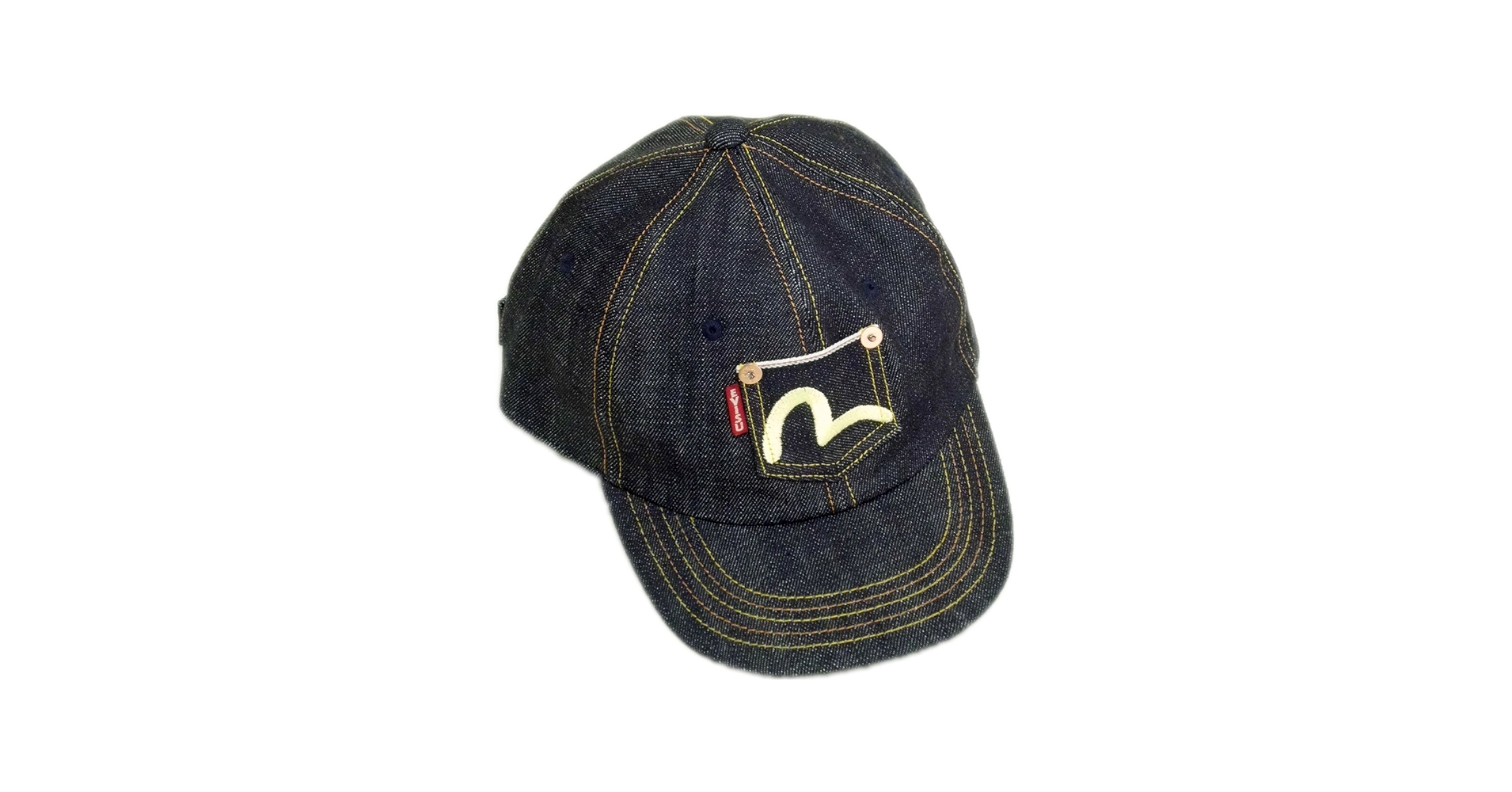 Amazon | (エヴィス) EVISUデニムキャップ (F) インディゴ | キャップ 通販