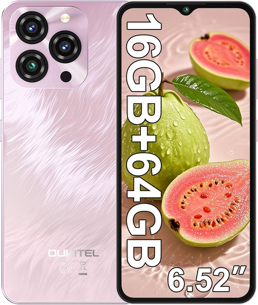 Amazon | OUKITEL SIMフリー スマホ C3 本体 6.52インチHD 大画面 16GB