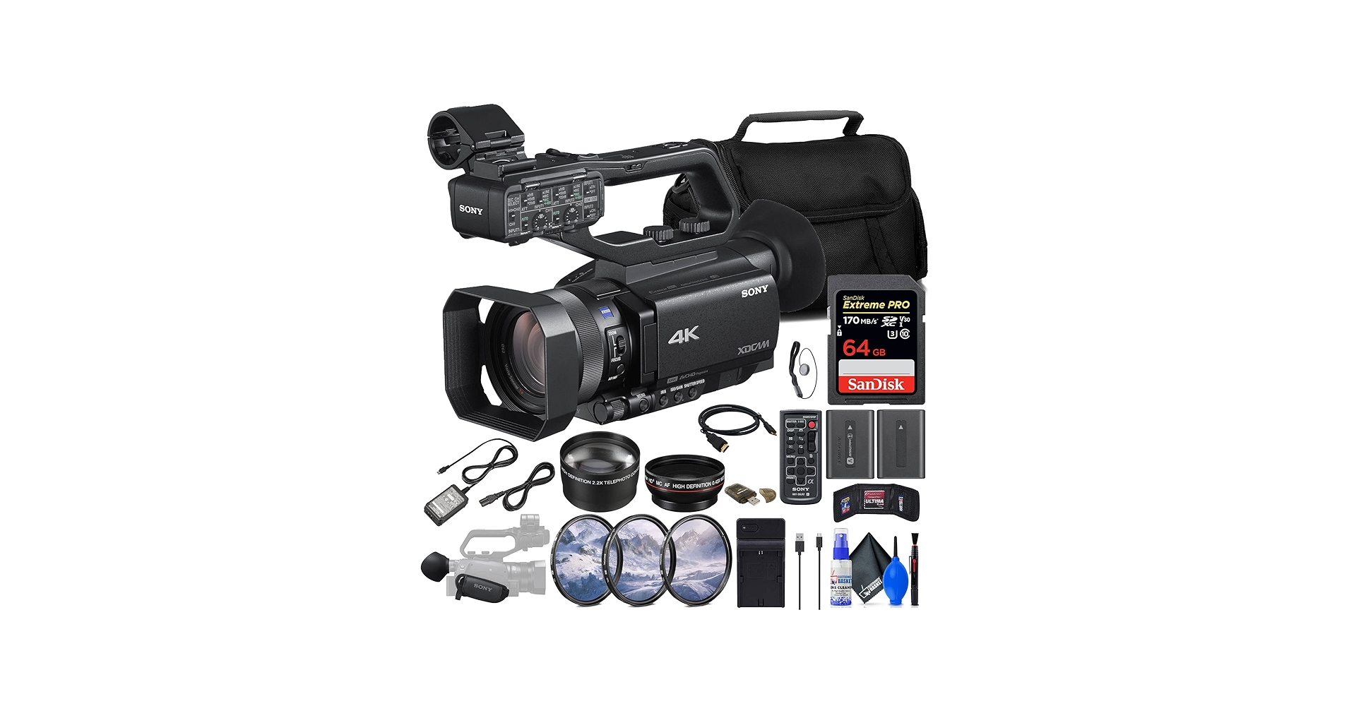 Amazon.com: Sony PXW-Z90V 4K HDR XDCAM with Fast Hybrid AF (PXW