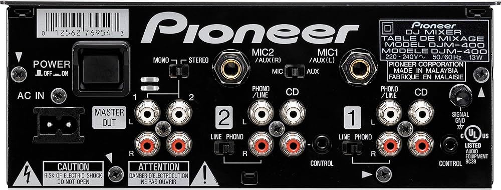 Pioneer DJM-400 Pro Dj Mixer : Amazon.in: Musical Instruments