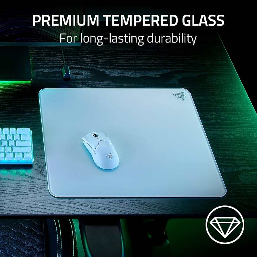 Amazon.com: Razer Atlas Tempered Glass Gaming Mouse Mat: Ultra
