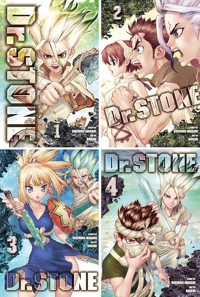 Dr. STONE Manga, Set of 26 Books. Vol. 1-26: Riichiro Inagaki