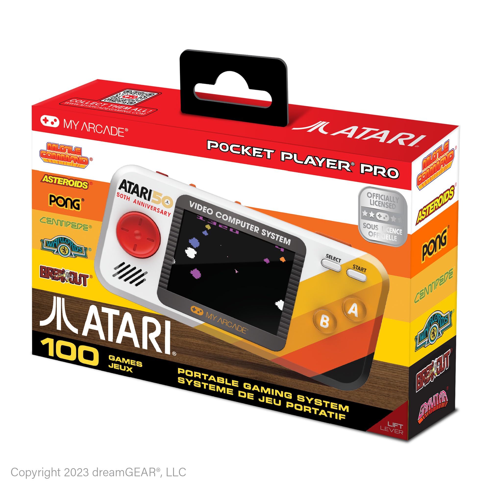 My Arcade Atari Pocket Player Pro: Portable Video Game Console