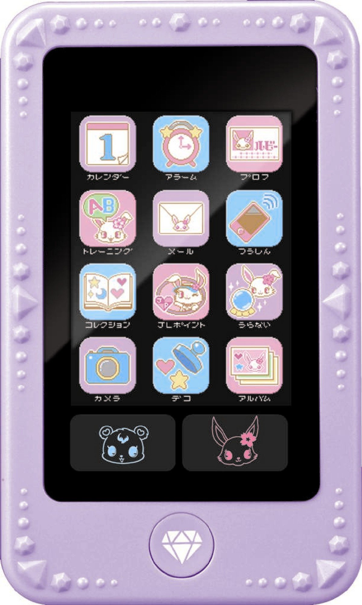 Amazon | ジュエルポッドダイアモンド パープル | 電話・携帯電話