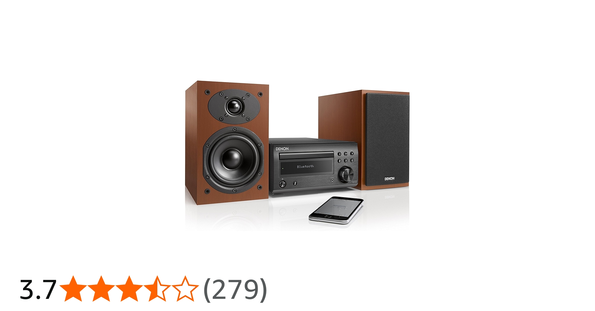 Amazon.co.jp: Denon CDミニコンポ ブラック/チェリー [RCD-M41 + SC