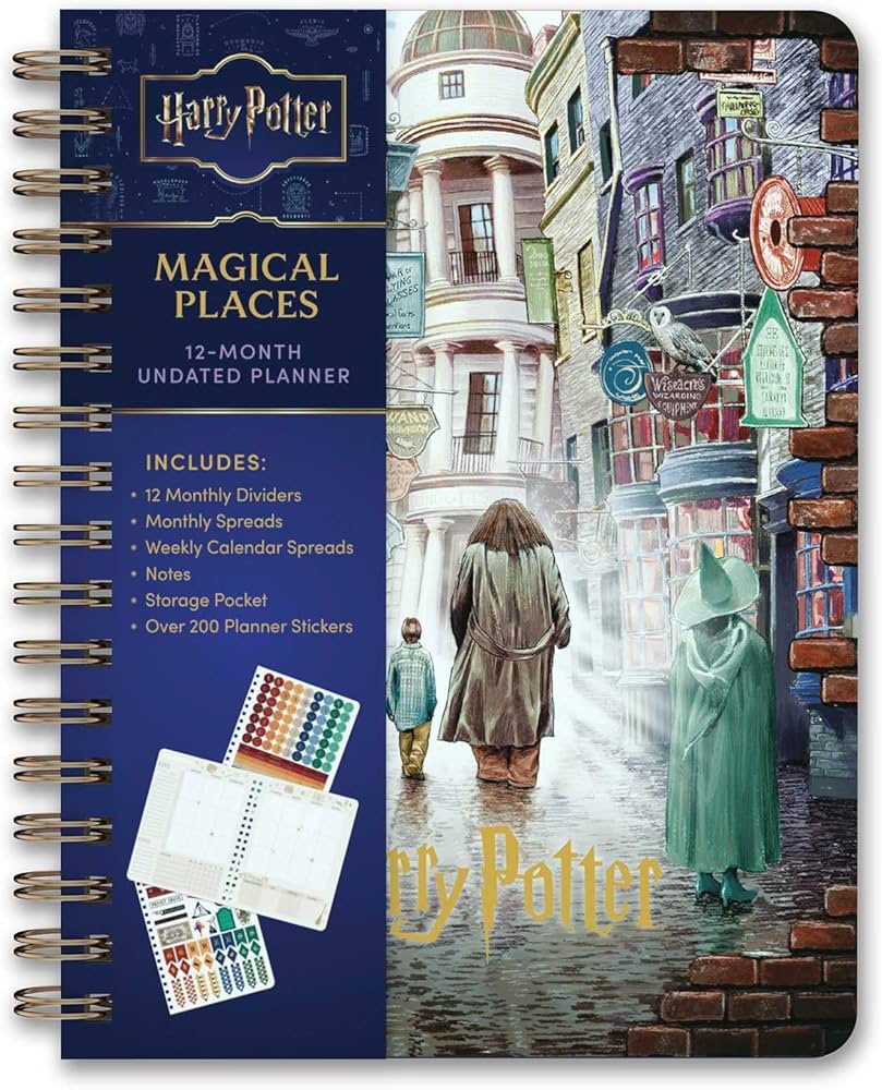 Amazon.com: Harry Potter: Magical Places 12-Month Undated Planner