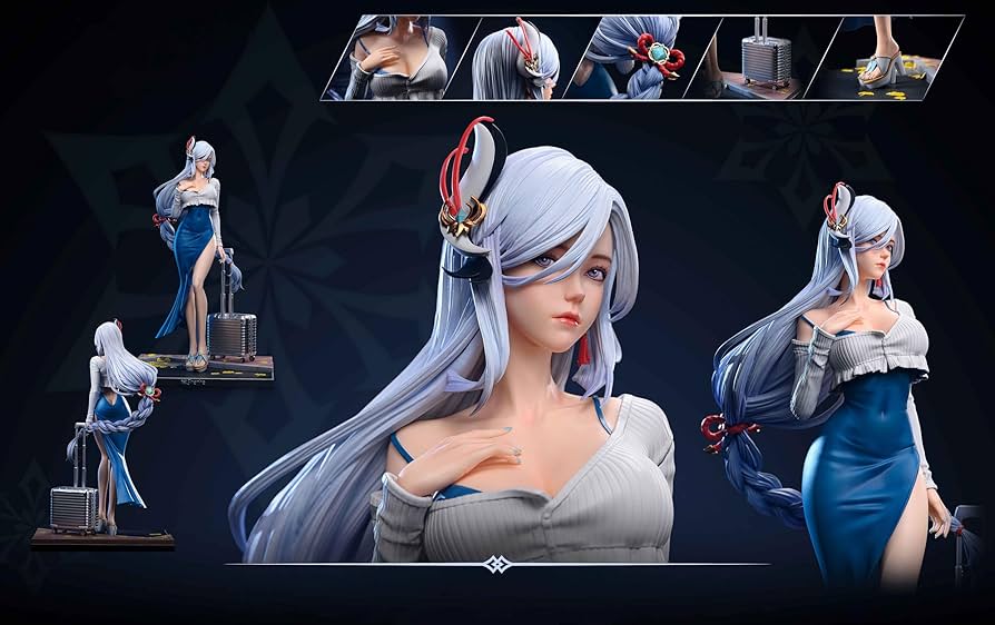 Amazon.co.jp: 申鶴 しんかく フィギュア 私服Ver. 1/4スケール 塗装