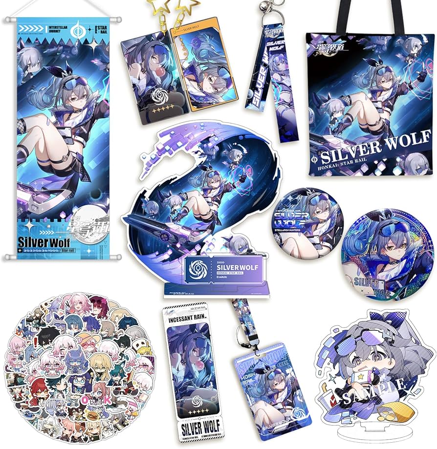 Amazon.co.jp: DIROLVON 崩壊スターレイル グッズ セット 銀狼 福袋