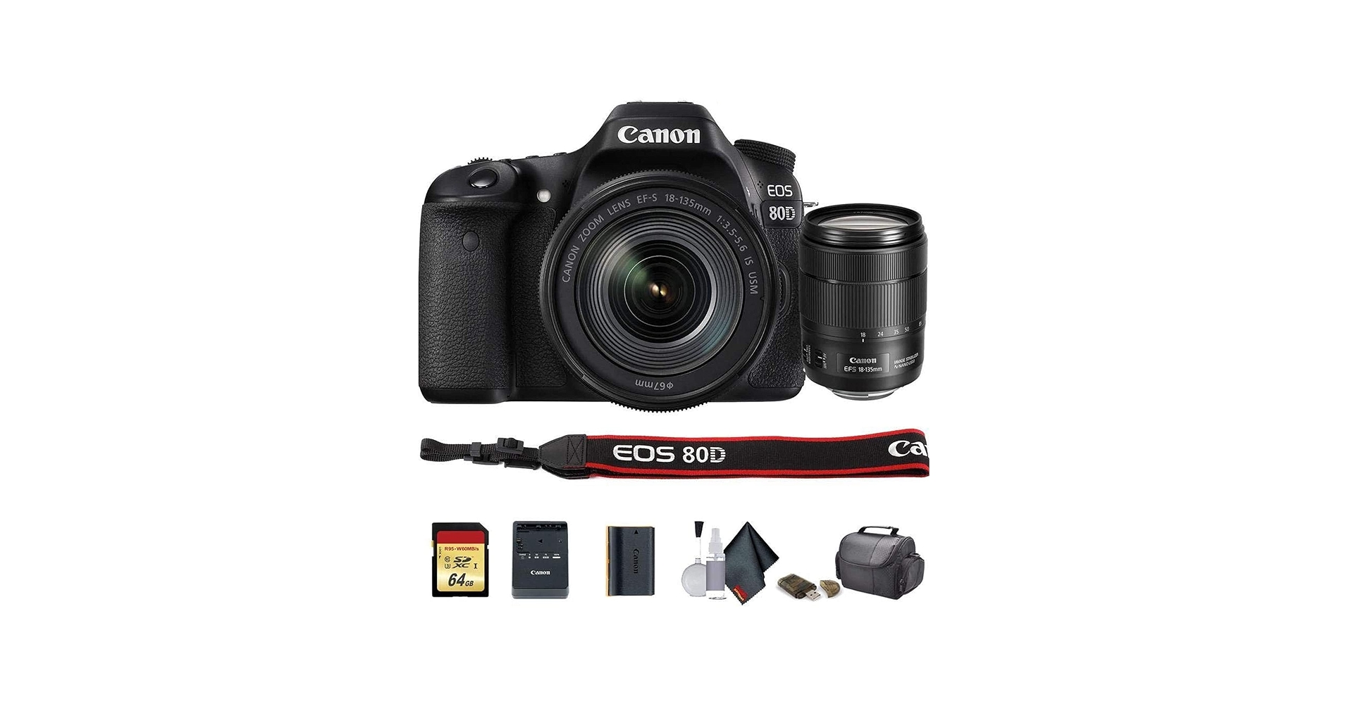 Amazon.com : Canon EOS 80D DSLR Camera with 18-135mm Lens
