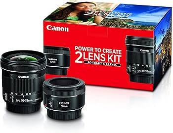 Amazon.com : Canon Portrait and Travel Two Lens Kit with 50mm f