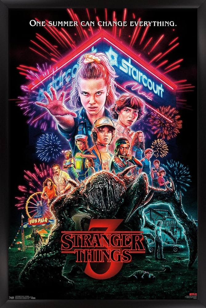 Amazon.co.jp: Trends International Stranger Things 3 - 1シート