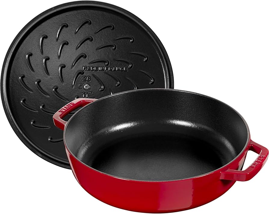 Amazon.co.jp: staub ストウブ 「 ブレイザー ソテーパン チェリー