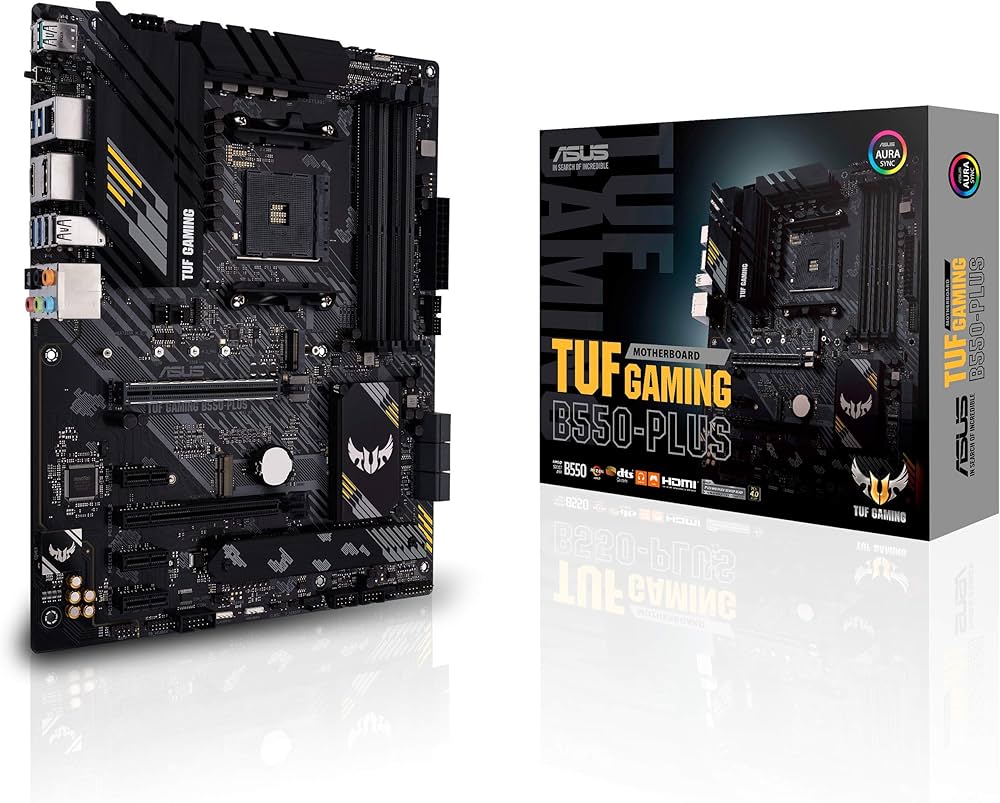 Amazon | ASUS TUF Gaming B550-PLUS AMD AM4 Zen 3 Ryzen 5000 & 3rd