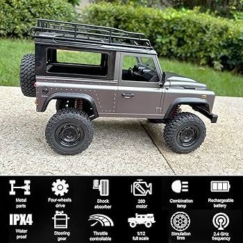 Amazon.com: HLSFWDRIVE MN99S RC Rock Crawler 4x4 Land Rover RC