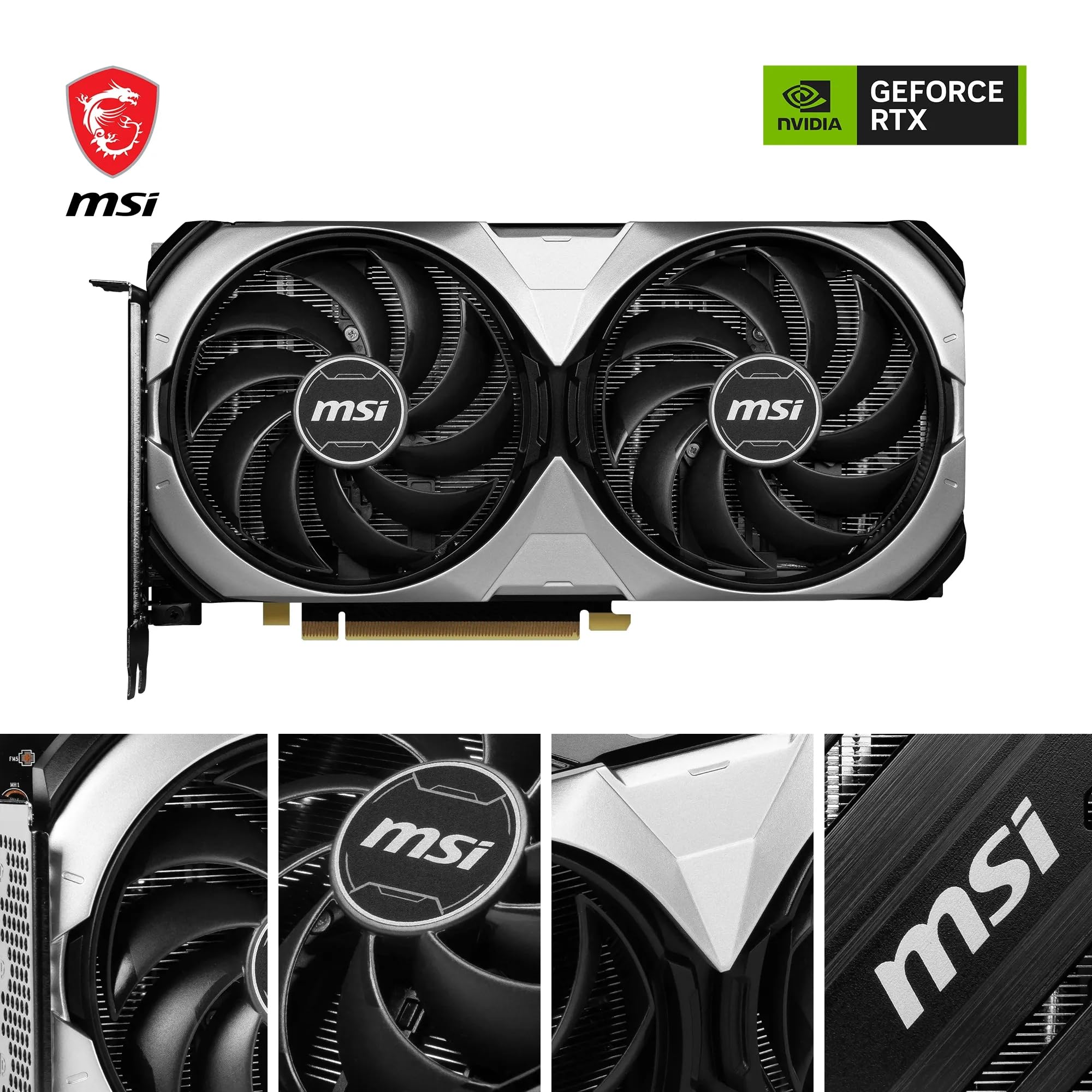 Amazon.com: MSI GeForce RTX 4070 Ventus 2X 12G OC Graphics Card