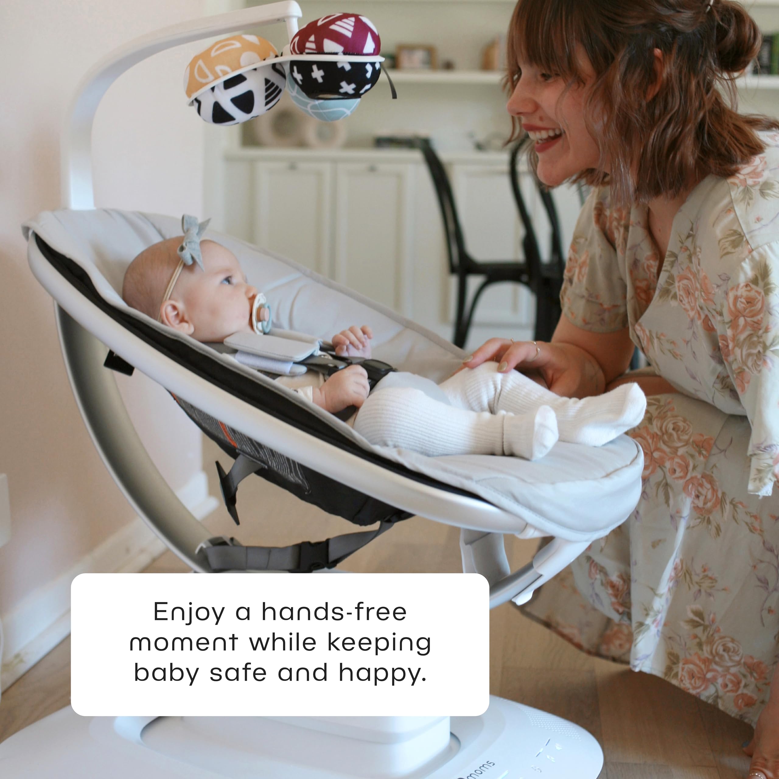 Amazon.com : 4moms MamaRoo Multi-Motion Baby Swing in Classic Grey