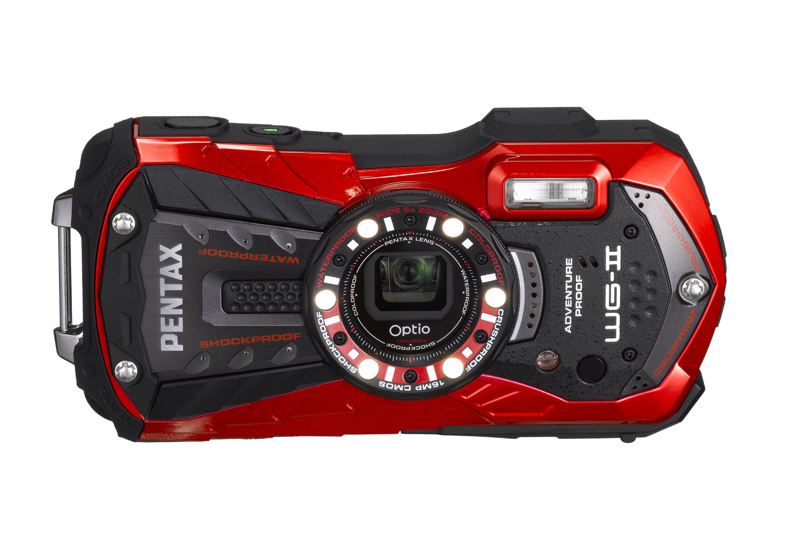 Amazon.com : Pentax Optio WG-2 Digital Camera, Vermillion Red