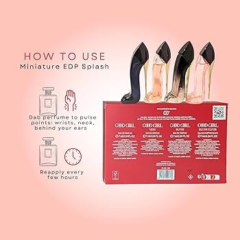 Amazon.com : Carolina Herrera Good Girl Perfume for Women 4 Pc