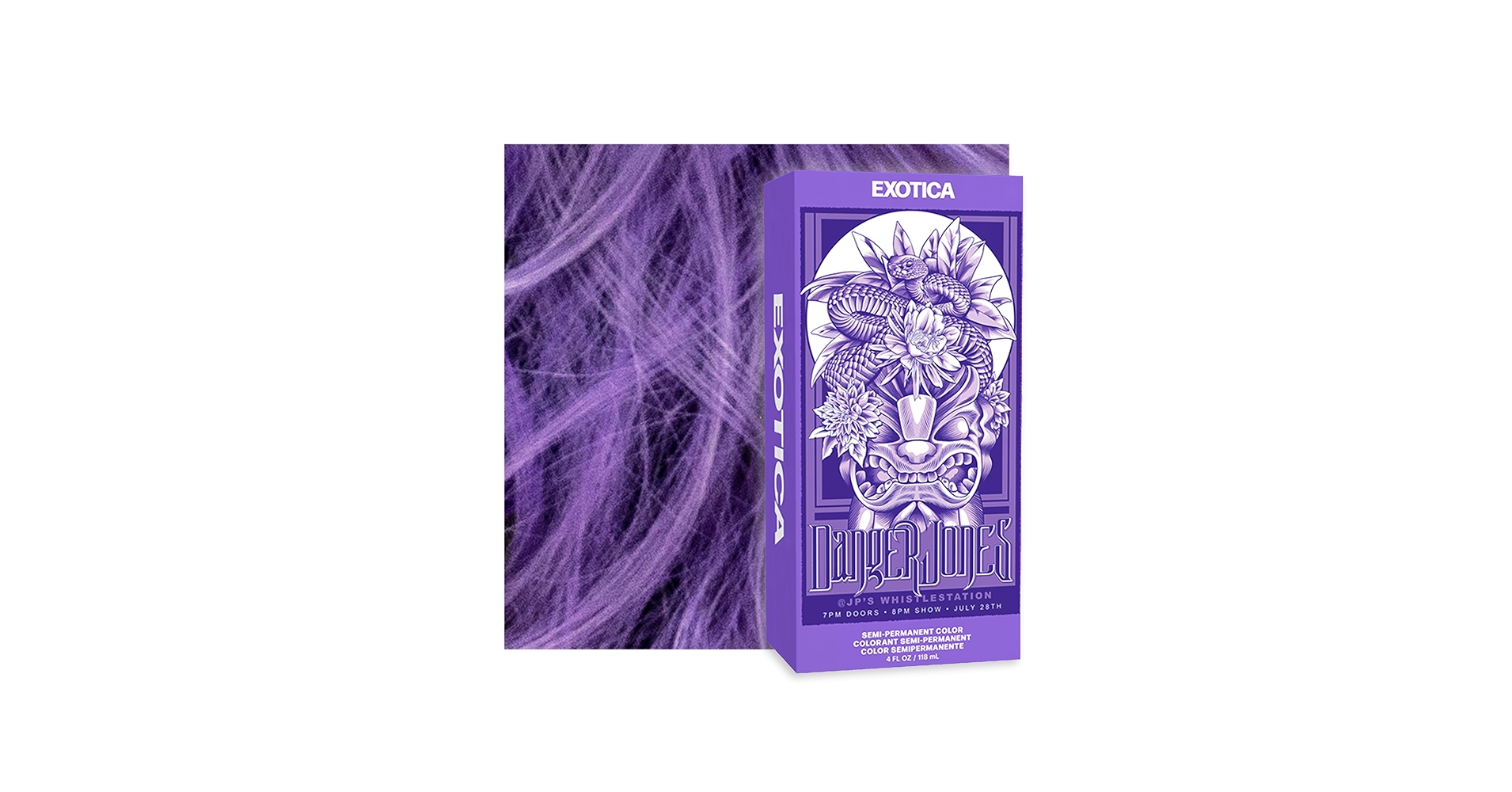 Amazon.com : Danger Jones Semi-Permanent Hair Color (Exotica