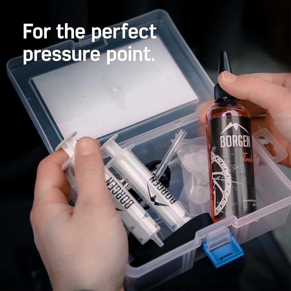 Amazon.com : Borgen Bike Brake Bleed Kit for Tektro-TRP Hydraulic