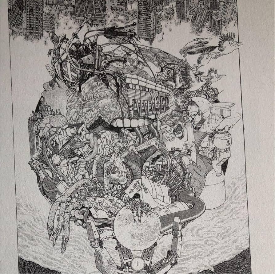 Amazon.co.jp: 大友克洋 原画展オフィシャルポスター（箱あり） : ホビー