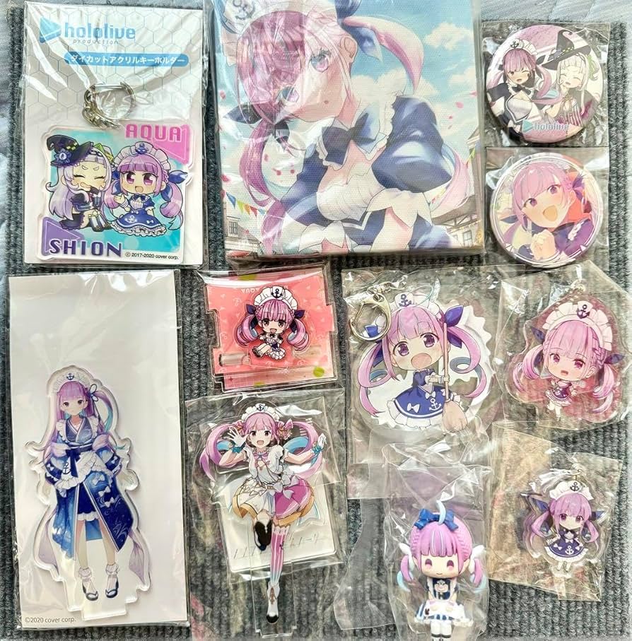 Amazon.co.jp: 湊あくあ グッズまとめ売り GTVP : おもちゃ