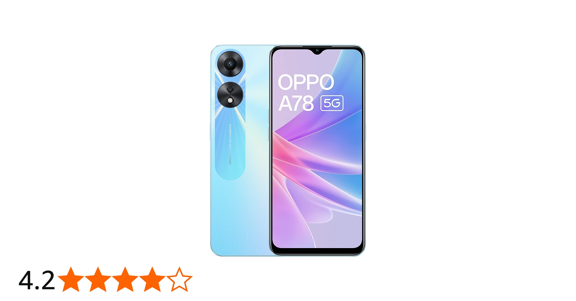 Oppo A78 5G (ग्लोइंग ब्लू, 8GB RAM, 128 स्टोरेज