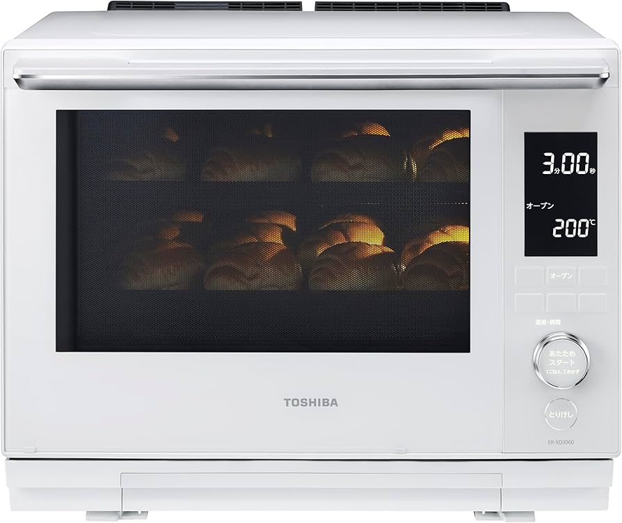 Amazon | 東芝(TOSHIBA) 過熱水蒸気オーブンレンジ 石窯ドーム 30L 300