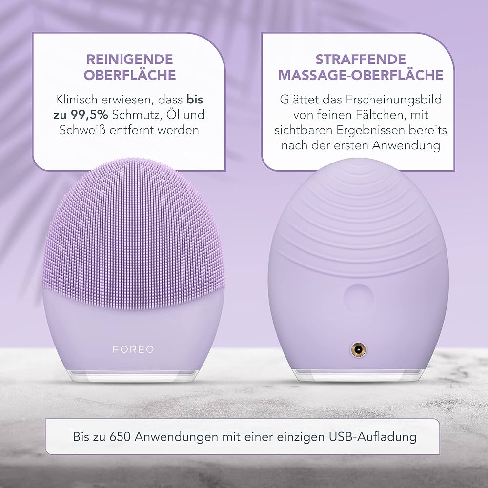 FOREO LUNA 3 Facial Cleansing Brush - Anti Aging Face Massager