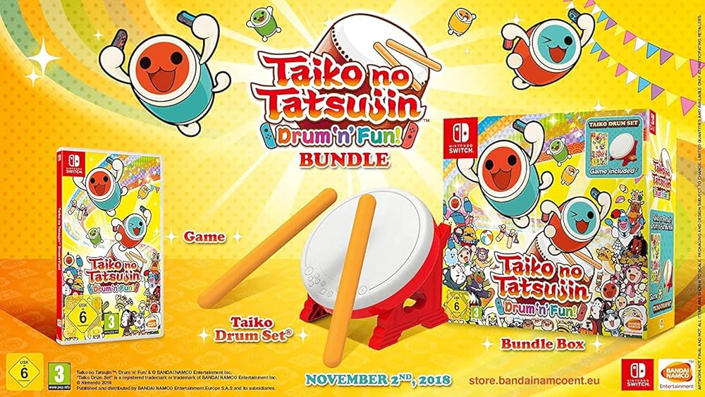 Amazon.com: BANDAI NAMCO Entertainment Taiko No Tatsujin: Drum 'n