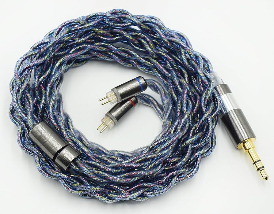 Amazon | 【JSHiFi-Youth】2pin3.5mmリケーブル 0.78mm手編み単結晶銅