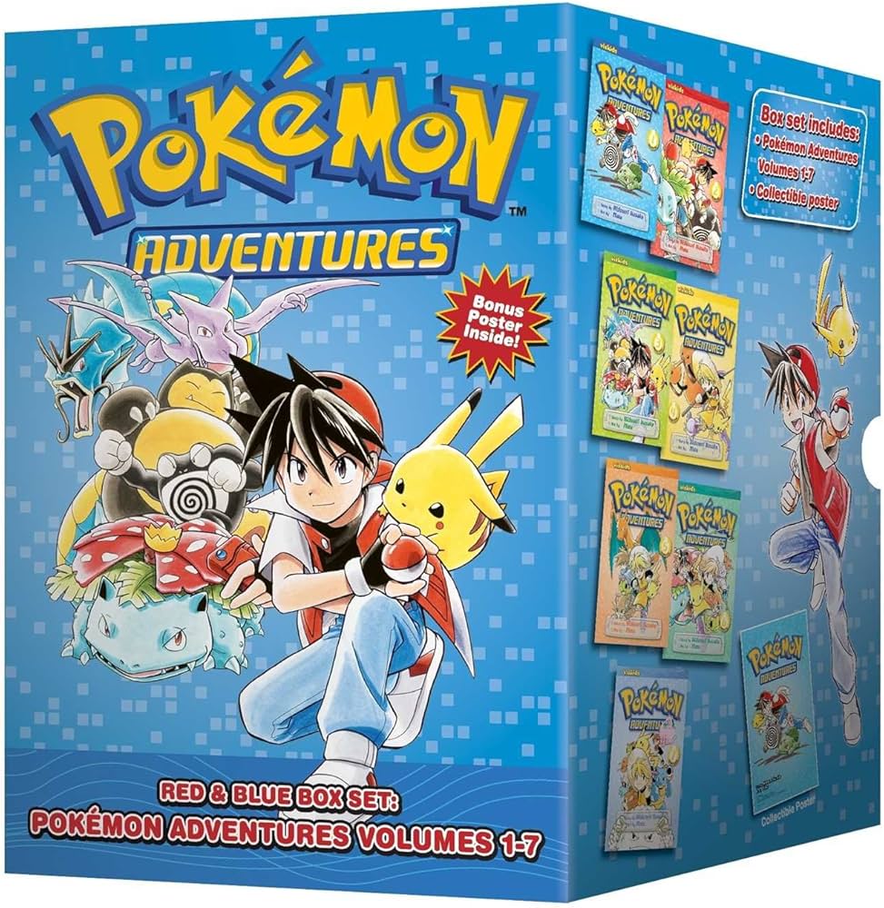 Amazon.com: Pokémon Adventures (7 Volume Set - Reads R to L