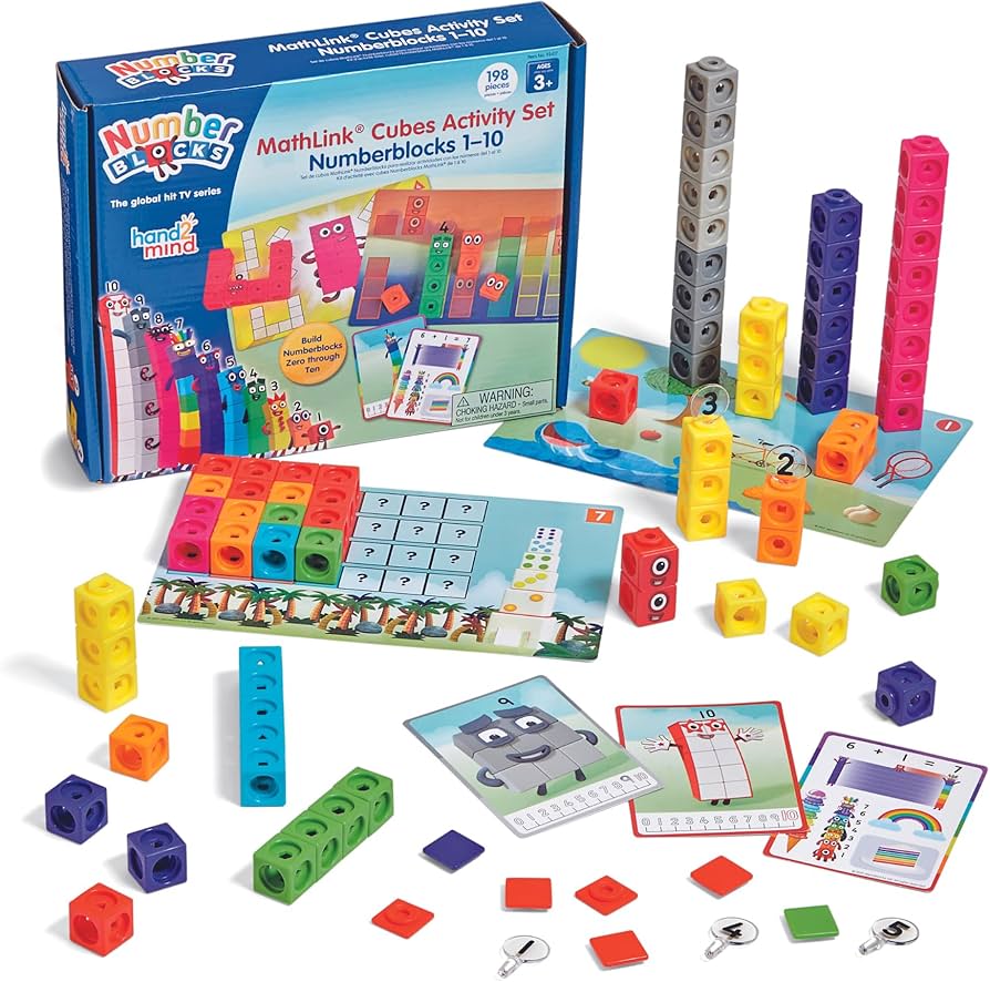 Amazon.com: hand2mind MathLink Cubes Numberblocks 1-10 Activity
