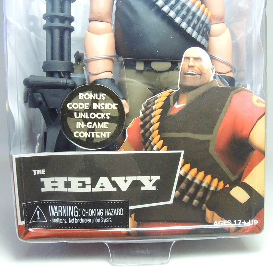 Amazon.com: NECA Team Fortress 2 The Heavy Action Figure, 7
