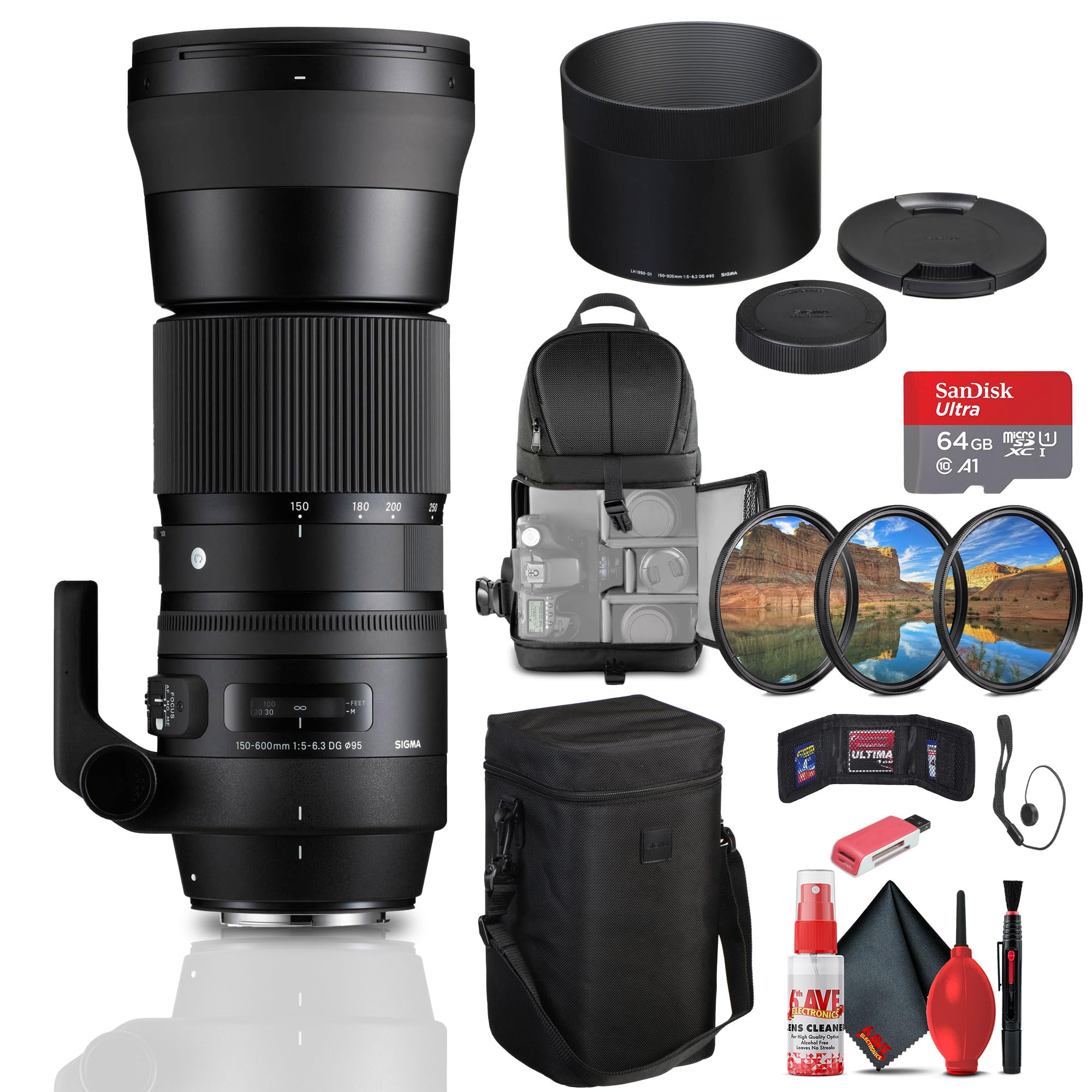 Amazon.com : Sigma 150-600mm F5-6.3 DG Contemporary Lens for Nikon