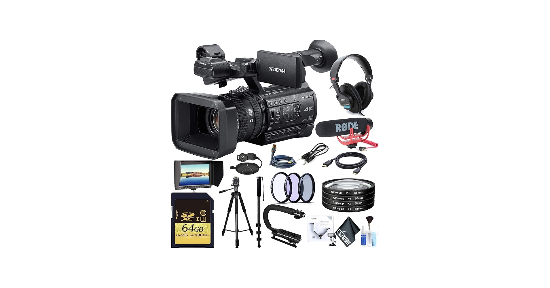 Amazon.com : Sony PXW-Z150 4K XDCAM Camcorder Advanced Combo